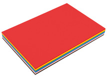 Knutselpapier - Folia - A4 - 220 g - gekleurd - 10 kleuren assorti - pak van 100 vellen