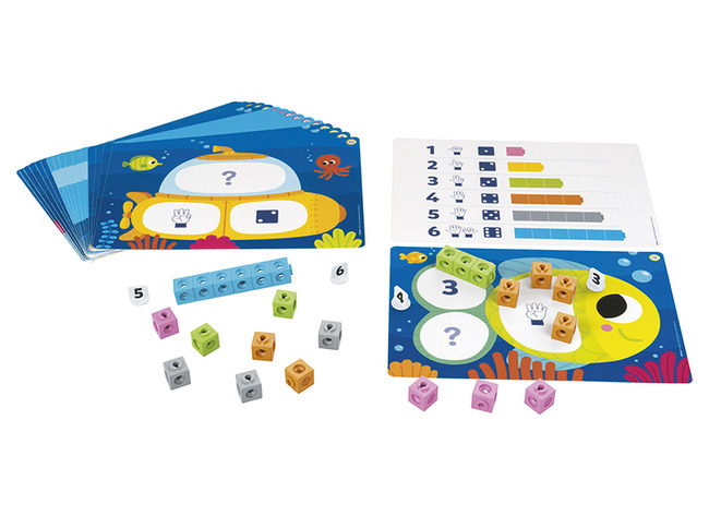 Rekenspel - Nathan getallen ontbinden tot 6 - per spel