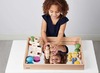 Open-ended - Wood-It - sorteertray - houten speelgoed - spiegel - per stuk