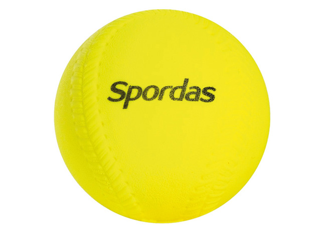 Bewegen - bal - softbal - Spordas Softball Ball - honkbal - bonkerball - foam - Ø 9 cm - per stuk
