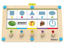 Denkspel - Beleduc - Logiturn - kleur en vorm - per spel