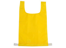Hesje - trainingshesje - Spordas - nylon - 53 x 30 x 74 cm - voor tieners - geel - per stuk