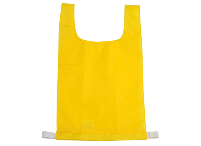 Hesje - trainingshesje - Spordas - nylon - 53 x 30 x 74 cm - voor tieners - geel - per stuk