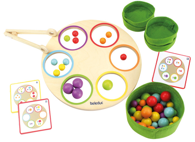 Spel - sorteerspel - Beleduc Marbelino 1 - sorteren - per spel
