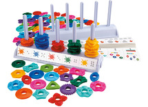 Kleur en vorm - Abacus - nabouwen - set 2 - per spel