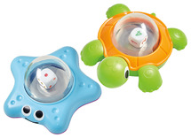 Spel - hand2mind Sea Animal Dice Poppers  - zeester - schildpad - set van 2 assorti
