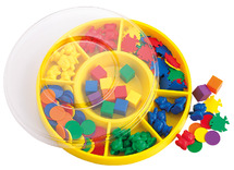Sorteerspel -  EDX Education - sorteerset - tray - accessoires - set van 133 assorti
