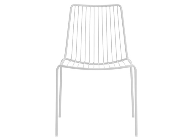 CHAISE EN FILS METALLIQUES POUR L’INTERIEUR ET L’EXTERIEUR