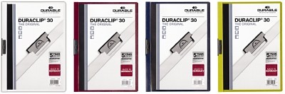 Mappen - presentatiemap - Durable Duraclip - zwart - per stuk