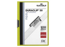 Mappen - presentatiemap - Durable Duraclip - groen - per stuk
