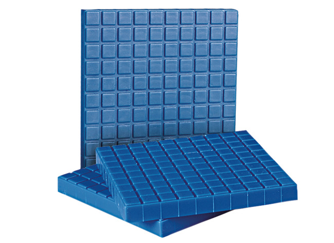 Rekenen - MAB materiaal - rekenblokken - blauw - per set