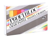 Waskrijt - pastelkrijt - bord - set van 12 assorti