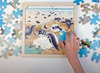Puzzel - groeipuzzel - schildpad - Rolf Connect - 4 lagen - 86 stukjes - met app - augmented reality - hout - per stuk