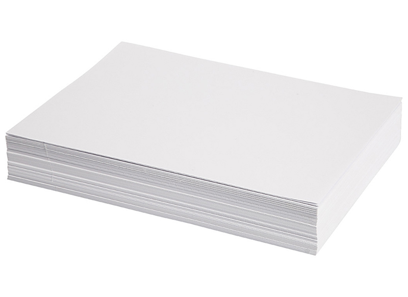 PAPIER DESSIN LISSE BLANC - 300 G - A3 -125 FLLES - Baert