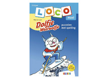 Boek - Loco Maxi - Dolfje Weerwolfje - puzzelen met spelling - oefenboekje voor basisdoos - zelfcontrole - per stuk