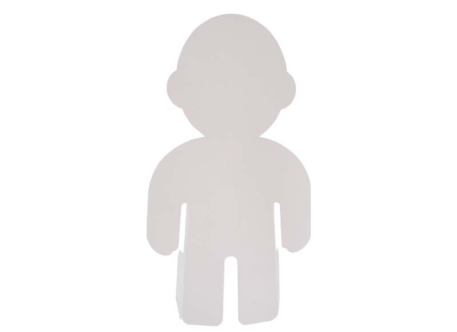 Knutselpapier - kinderfiguur - staand - set van 50