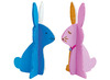 Figuren - paaskonijnen - hout - MDF - set van 3