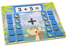 Spel - rekenspel - telspel - Lakeshore Learning Addition Flip & Solve Board - rekenen - optellen - per spel