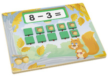 Spel - rekenspel - telspel - Lakeshore Learning Addition Flip & Solve Board - rekenen - aftrekken - per spel