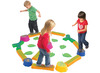 Evenwichtsparcours - Edx Education - balanceren - bosomloop - set van 22 assorti