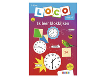 Boek - Loco Mini Rompompom ik leer klokkijken - oefenboekje voor basisdoos - zelfcontrole - per stuk