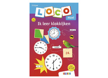 Boek - Loco Maxi - ik leer klokkijken - oefenboekje voor basisdoos - zelfcontrole - per stuk