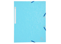 Mappen - elastomap - Exacompta - A4 - karton - zonder kleppen - 23 x 31 cm - per stuk