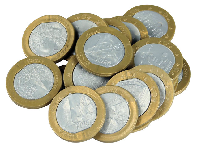 Argent - pièces de monnaie - 1 euro - compter l'argent - set de 100
