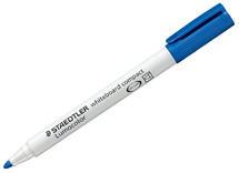 Stiften - whiteboard stiften - Staedtler Lumocolor 341 - blauw - set van 10