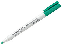 Stiften - whiteboard stiften - Staedtler Lumocolor 341 - groen - set van 10