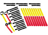 Bewegen - lintjetrek - dassenroof - per spel