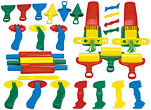 Boetseren - modelleerset - gereedschap - set van 28 assorti