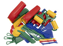 Boetseermateriaal - gereedschap - boetseren - set van 28 assorti