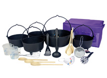 Keukengerei - heksenketels - TTS - modderkeuken - metaal - per set