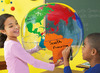 Wereldbol - Learning Resources Giant Inflatable Labelling Globe - opblaasbaar - per stuk