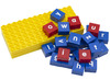 Spel - taalspel - Lakeshore Learning - Woordpuzzel - letterblokken en basisplaten - eerste woordjes - per spel