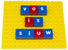 Spel - taalspel - Lakeshore Learning - Woordpuzzel - letterblokken en basisplaten - eerste woordjes - per spel