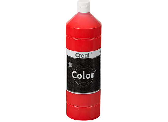 Verf - plakkaatverf - Creall Color - 500 ml - rood - per stuk