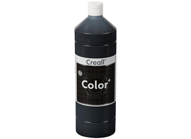 Verf - plakkaatverf - Creall Color - 500 ml - zwart - per stuk