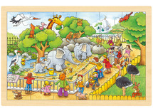 Puzzel - wondere wereld - de zoo