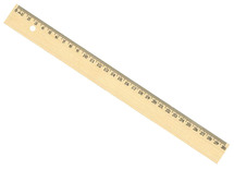 Latten - meetlat - Westcott - 30 cm - hout - per stuk