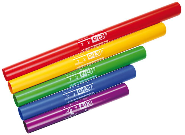 Muziek - instrumenten - Boomwhackers klankbuizen - aanvulset - chromatisch - per stuk
