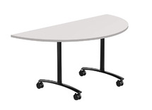 Tafels - klaptafels - Archimede - half rond - 160 x 80 cm - inklapbaar - verrijdbaar - per stuk