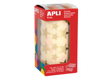 Stickers - Apli Kids - ster - 1,1 + 2 cm - goud - set van 708