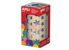 Stickers - Apli Kids - ster - 1,1 + 2 cm - zilver - set van 708