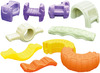 Evenwichtsparcours - Rotogym - balanceren - set van 12 assorti