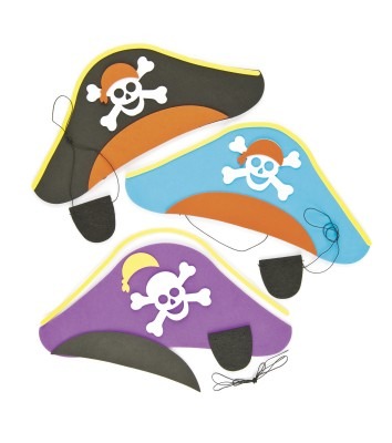FOAM - PIRATENHOED - SET VAN 3