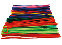 Chenilledraad - 300 x 4 mm - set van 300 assorti