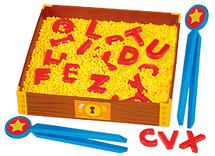 Grijpspel - letters - alfabet - Lakeshore Learning - Find the Letter Activity Center - grijpletters - per spel
