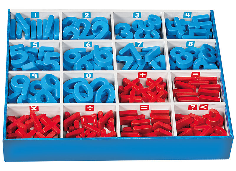 En team bronzen Onleesbaar Getallen - Lakeshore Learning - Classroom Magnetic Letters Kit - magnetisch  - per set - Baert